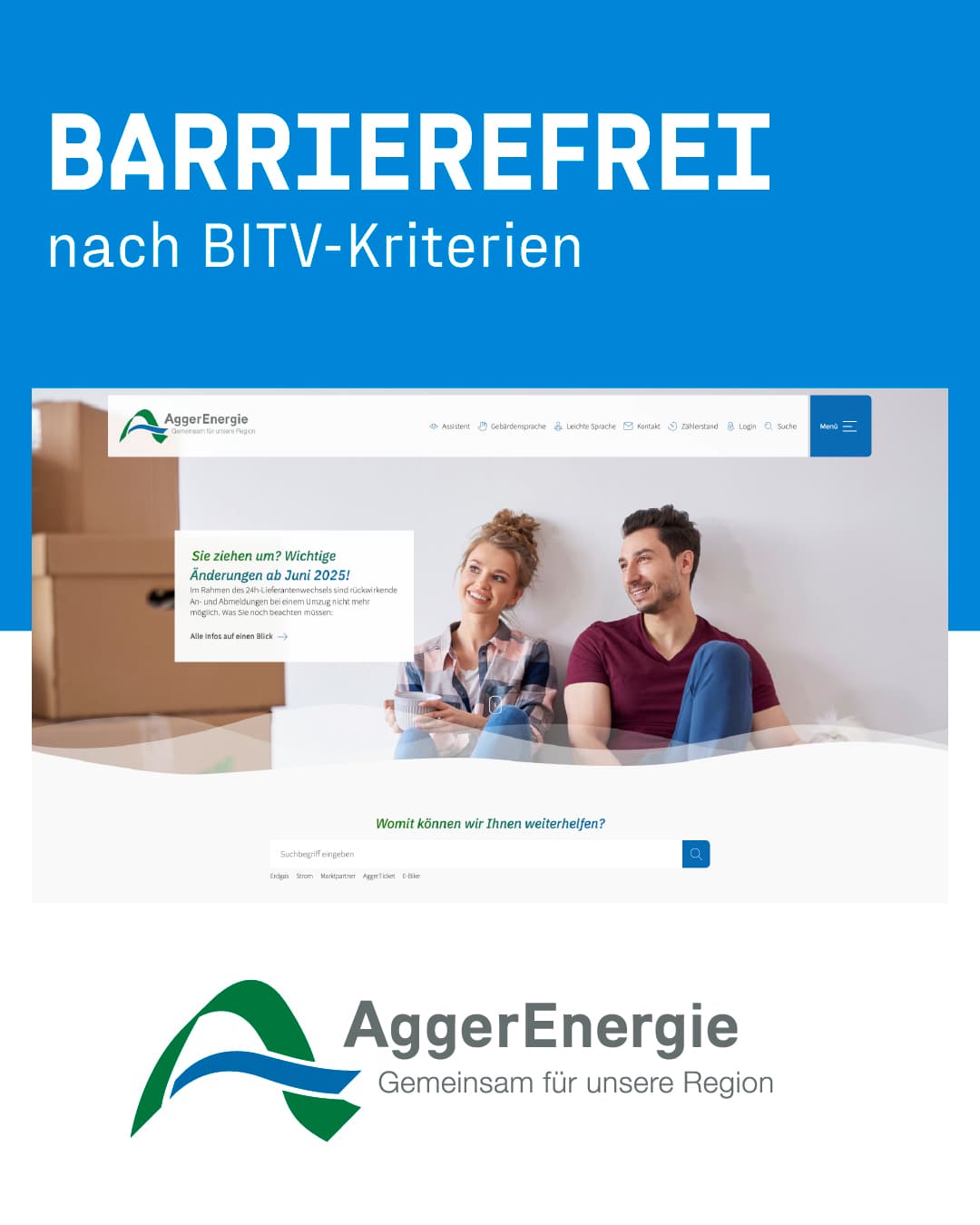 AggerEnergie: Barrierefrei für alle Zielgruppen