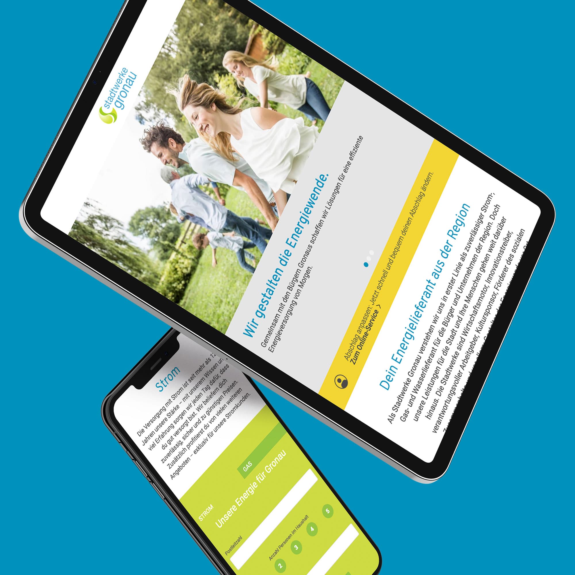 SW Gronau: Services entlang der Nutzer-Journey